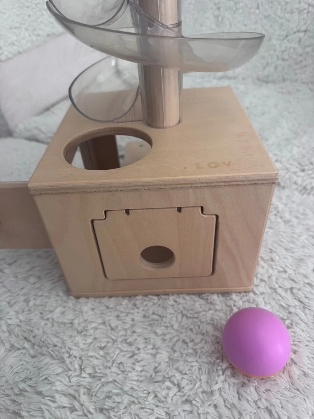 Lovevery ball drop toy